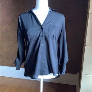 black long sleeve blouse